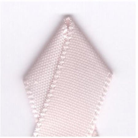 Papilion Papilion R074300230115100Y .88 in. Single-Face Satin Ribbon 100 Yards - Powder Pink R074300230115100Y